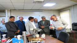 بازدید میدانی بازرس‌کل استان مرکزی از گروه صنعتی دانش بنیان پارس جهد 
